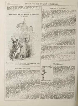 Anniversary of the battle of Waterloo (midnight); The weather