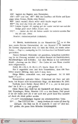 Beschreibender Teil, Gruppe IIb