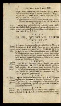 Tit. VIII. De His, Qui Sui Vel Alieni Iuris Sunt