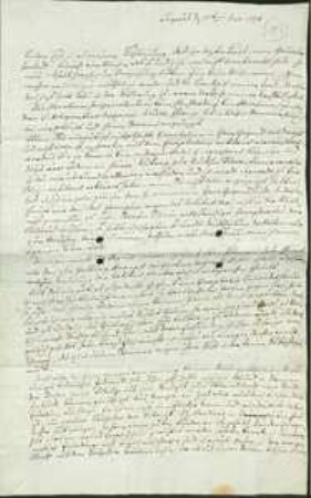 Brief von Albrecht Wilhelm Roth an Friedrich Julius Voigt