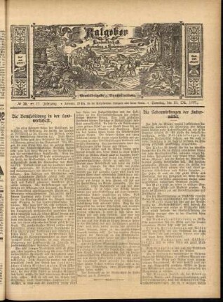 Ausgabe vom Sonntag, den 13. Oktober 1907.