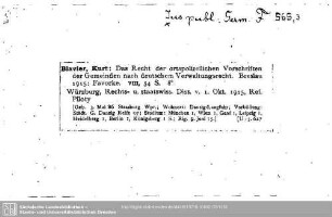 Jus publicum Germaniae F 0565,3