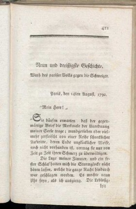 Neun und dreißigste Geschichte - Vierzigste Geschichte
