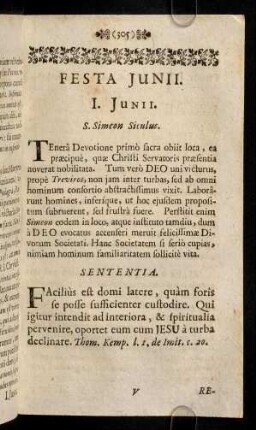 305-314, I. - V. Junii