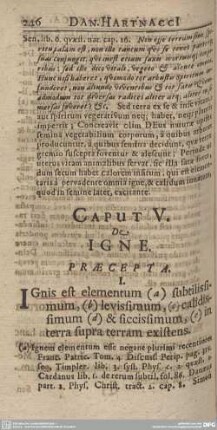 Caput V. De Igne.