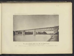 Eisenbahnbrücke über den Inn bei Jettenbach.