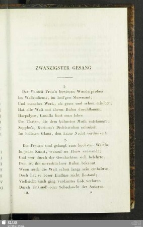 Zwanzigster Gesang