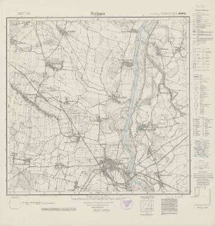 4564 (alte Nr.: 2632) Steinau an der Oder, Meßtischblatt (4cm - Karte)