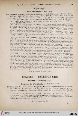 Belgien / Belgique (1473) (Nr. 675 - 678)