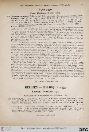 Belgien / Belgique (1473) (Nr. 675 - 678)