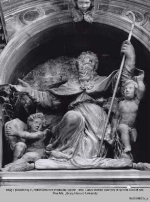 Heiliger Maximus mit Putten - Maximus-Altar: Heiliger Maximus mit Putten
