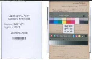 Entnazifizierung Adele Schrewe , geb. 06.08.1897 ()