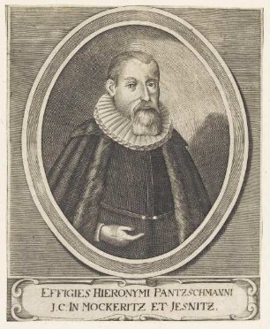 Bildnis des Hieronymus Pantzschmannus