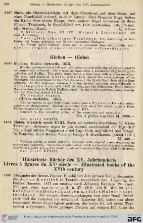 Globen- Globes (Nr. 4488-4489)