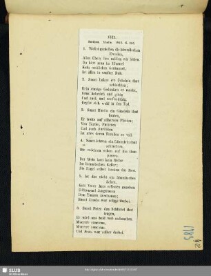 1873 Wollst genießen die himmlischen Freuden