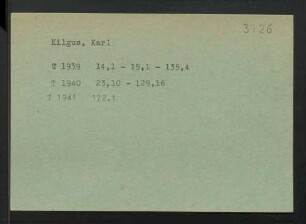 Kilgus, Karl