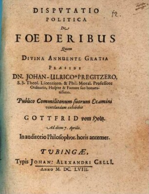 Disp. pol. de foederibus