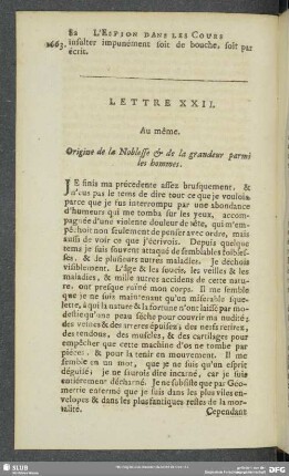 Lettre XXII. Au même