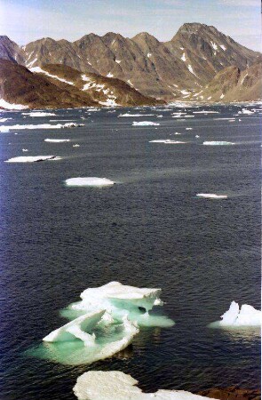 Kulusuk: Eisberge im Fjord