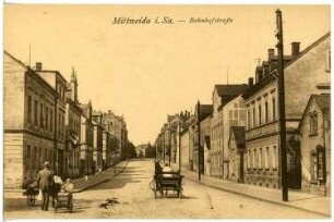Mittweida. Bahnhofstraße