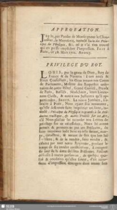 Privilege Du Roy