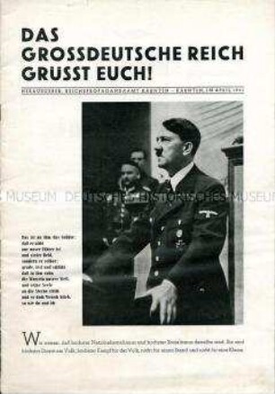 Illustrierte Propagandaschrift des Reichspropagandaamtes Kärnten zum Anschluss Österreichs an das Deutsche Reich