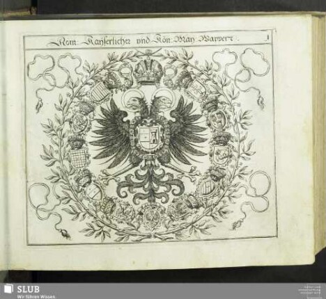 Röm: Kaiserliches und Kön: May: Wappen