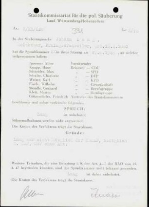 Lang, Johann