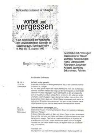 Endlich habe ich einen Platz für meine Erinnerungen gefunden : kollektives Erinnern von Frauen in Erzählcafés zum Nationalsozialismus