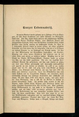 Kurzer Lebensabriß