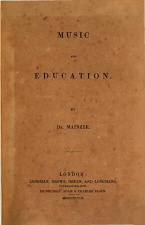 Music and education