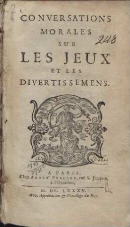 Conversations morales sur les jeux et les divertissements