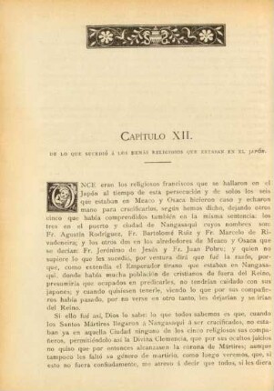 Capítulo XII. De lo que sucedió á los demás religiosos que estaban en el Japón