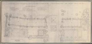 Gartenanlage Bereitschaftssiedlung Oberschlesische Hydrierwerke, Blechhammer: Gartenanlage am Haus Typ A, Nr.118-120: Grundriss 1:100