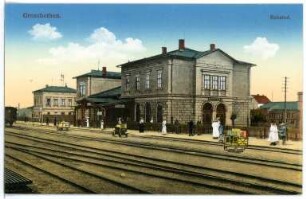Großbothen. Bahnhof