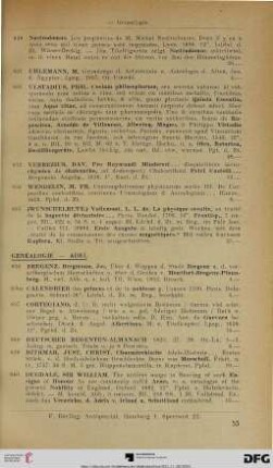 Genealogie - Adel (Nr. 836-848)