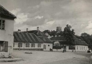 Vilnius. Polnischer Adelshof von Südwest, aufgenommen aus der Brückenstraße