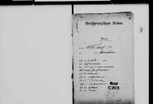 Nebel, Adolf Dr.; Landgerichtsdirektor; geb. 13.7.1884 in Mannheim