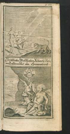 Göttliche Wolthaten Alten u. Neuen Testamentes am Sonnabend