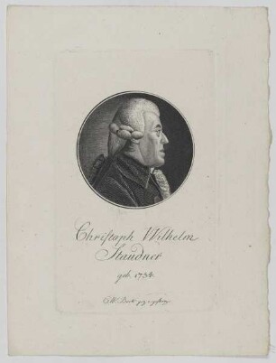 Bildnis des Christoph Wilhelm Staudner