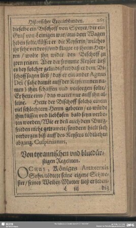Von tyrannischen und blutdürstigen Regenten