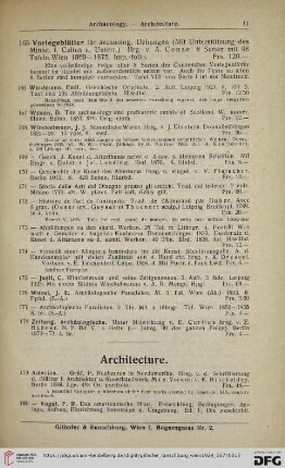 Architecture (Nr. 179 - 381)