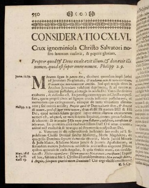 550-560, Consideratio CXLVI - CXLVIII