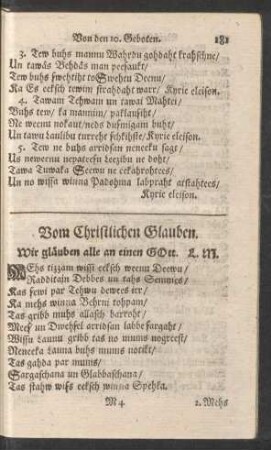 Vom Christlichen Glauben.