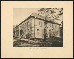 Landhaus Dr. Fritz Andreae, Berlin-Grunewald: Gartenansicht (aus: Alfred Breslauer, Ausgeführte Bauten 1897-1927)