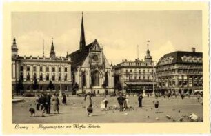 Leipzig : Augustusplatz mit Kaffee Felsche