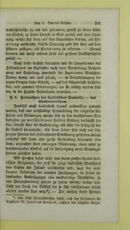 Heidenthum der kaukasischen Varietät; - das Brahmanenthum