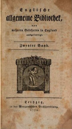 Englische allgemeine Bibliothek. 2. 1775