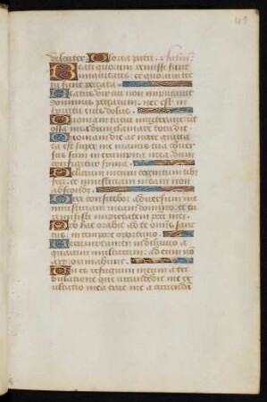 Bußpsalmen mit Litanei