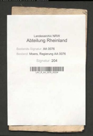 Salarienkassen-Rechnungen mit Belegen und Niederschlagsdekreten VIII